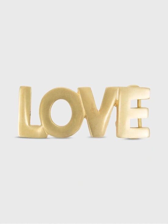 ANN MASHBURN Brass LOVE Belt Buckle Brand New in Packaging Belt not included main image 13